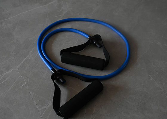 Economical Single Tube TPE Bands with Handles: Ideal for Fitness and Pilates