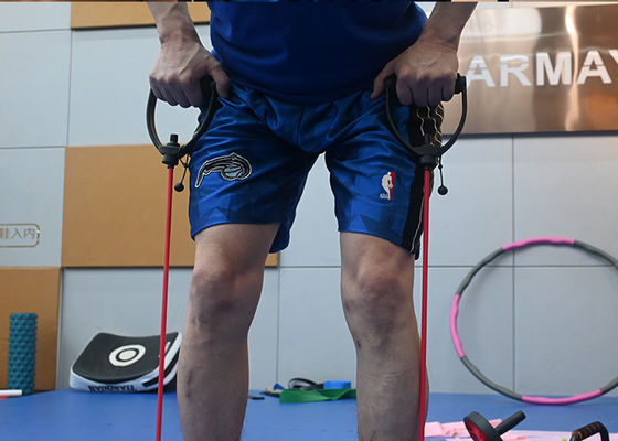 Economical Single Tube TPE Bands with Handles: Ideal for Fitness and Pilates