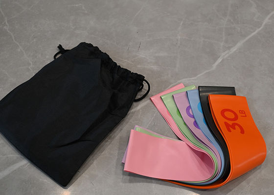 Customizable Elastic Resistance Bands Available in 6 Beautiful Macaron Colors for Versatile Workouts