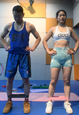 6-Piece Fabric Resistance Bands: Ideal for physical therapy and pull-up exercises