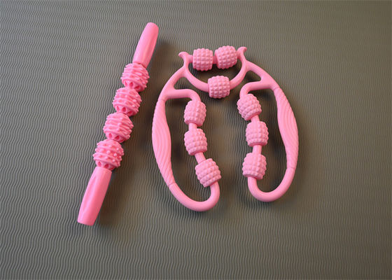 Customized 9-Wheel Handheld Muscle Roller for Rolling Hand Massager, Ideal for Legs