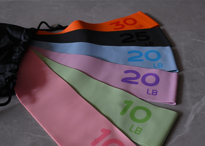 Customizable Elastic Resistance Bands Available in 6 Beautiful Macaron Colors for Versatile Workouts